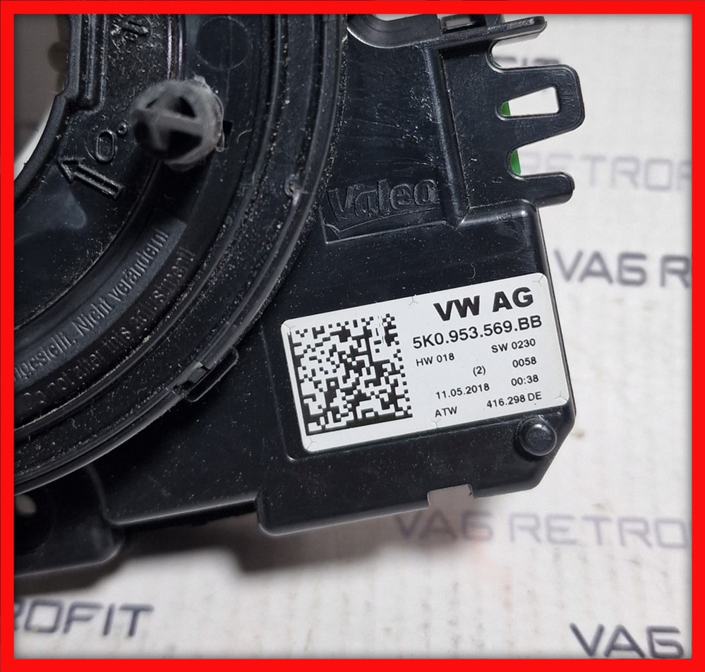 Poza 2 - 5K0953569BB 5K0 953 569 BB Modul Calculator Coloana Spira Volan Airbag VW SKODA Seat