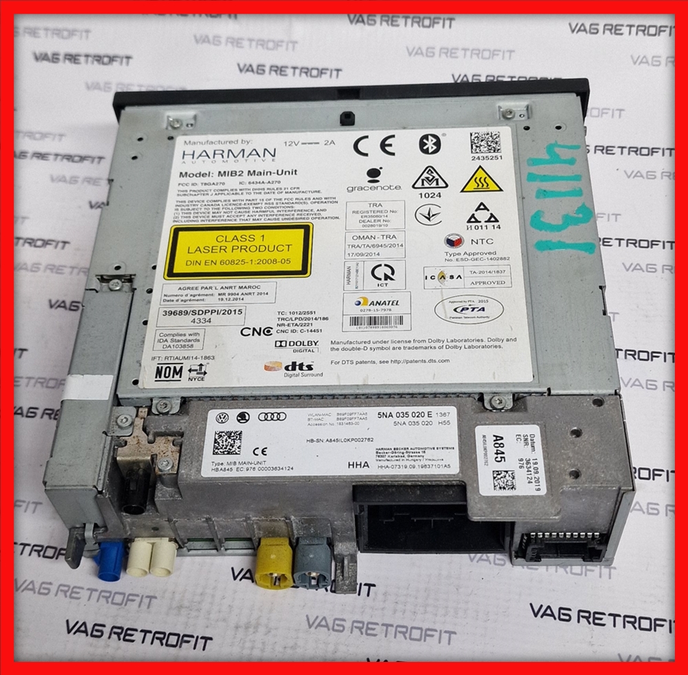 Poza 2 - 5NA035020E Unitate Navigatie VW Discover Pro VW Passat B8 Arteon Tiguan Touran 5NA 035 020 E