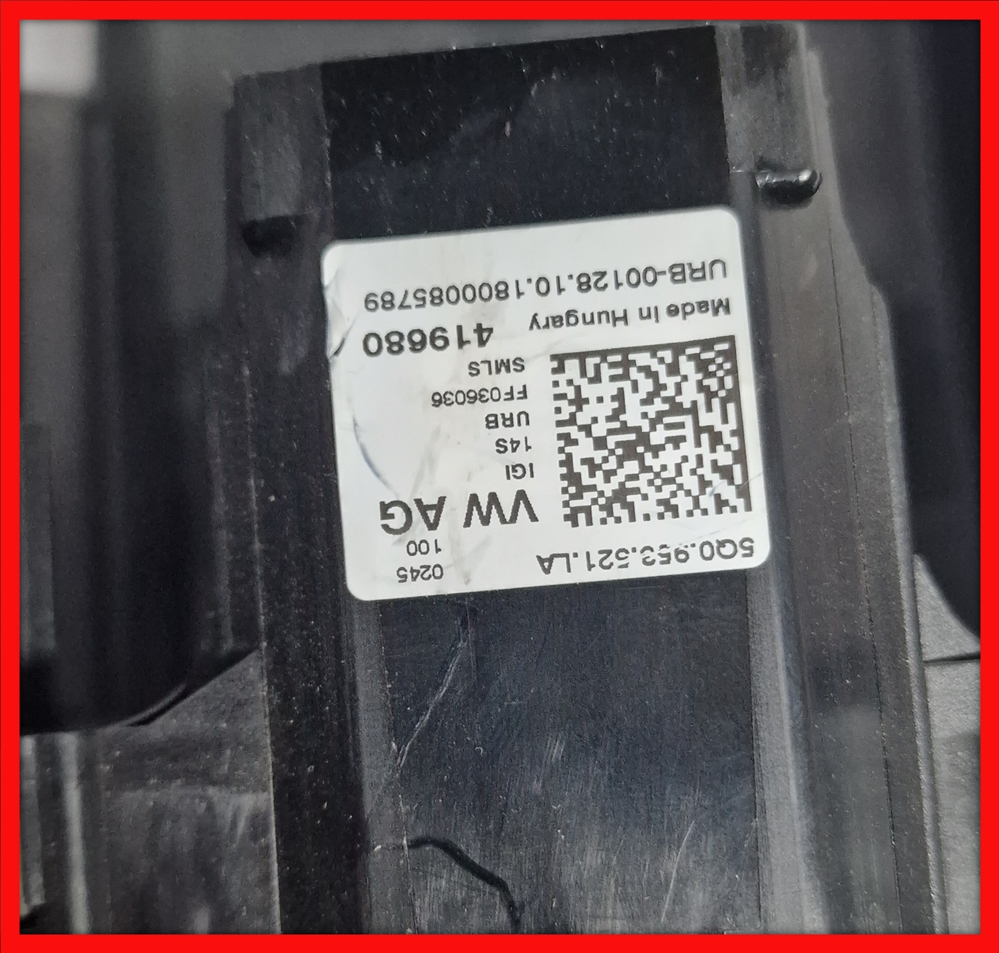 Poza 4 - 5Q0953521AL Grup Manete ACC Spira cu Incalzire Plastic Coloana SKODA 5Q0953569B