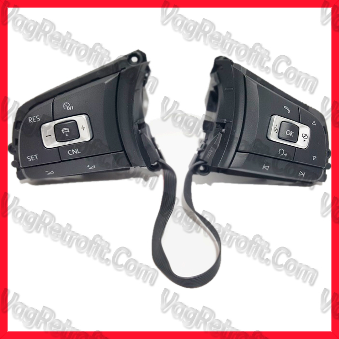 Poza 3 - 6C0959442D / 6C0 959 442 D Set Comenzi Volan VW Polo Scirocco Transporter T6