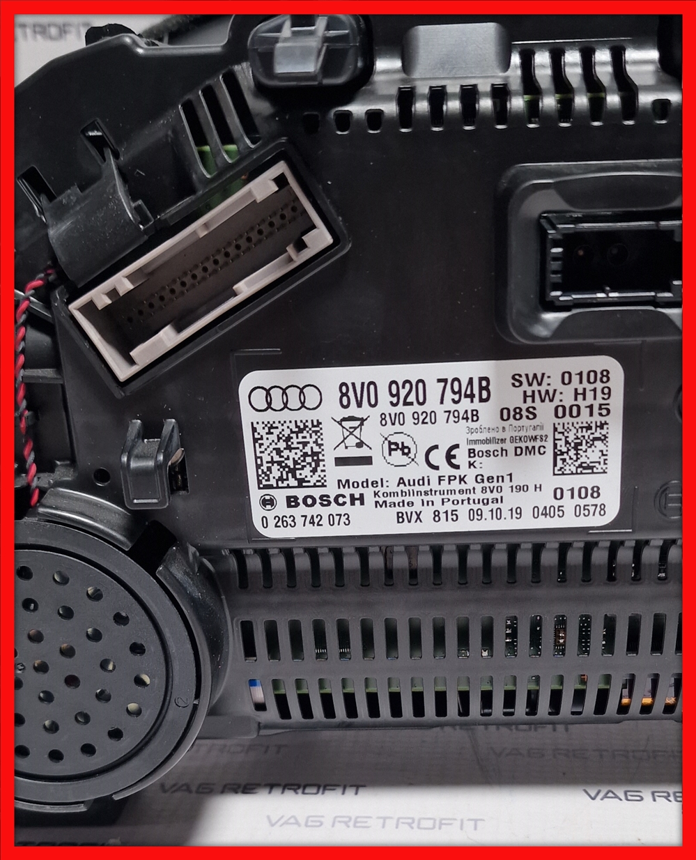 Poza 4 - 8V0920794B Ceasuri Digitale Bord Audi A3 8V E Tron Hybrid 8V0 920 794 B Virtual Cockpit AID