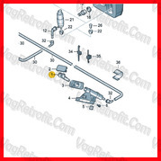 Poza 4 - Diuza Spalator Far Stanga VW Golf 5 V EOS Jetta Poza 4 - Diuza Spalator Far Stanga VW Golf 5 V EOS Jetta