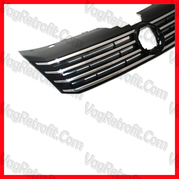 Poza 3 - Grila Bara / Radiator Passat B7 Cu Ornamente Crom