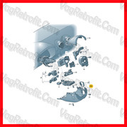 Poza 3 - Ornament Inferior Coloana Volan Audi A3 8P RS3 Poza 3 - Ornament Inferior Coloana Volan Audi A3 8P RS3