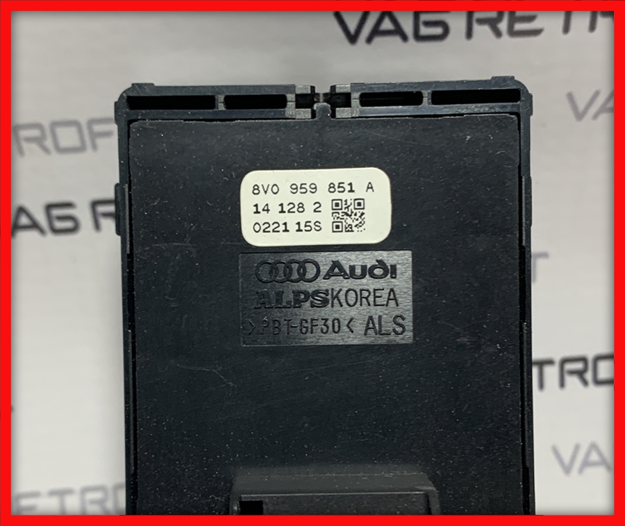 Poza 4 - Consola Butoane Geamuri Electrice Audi A3 8V 8V0959851A 8V0 959 851 A 