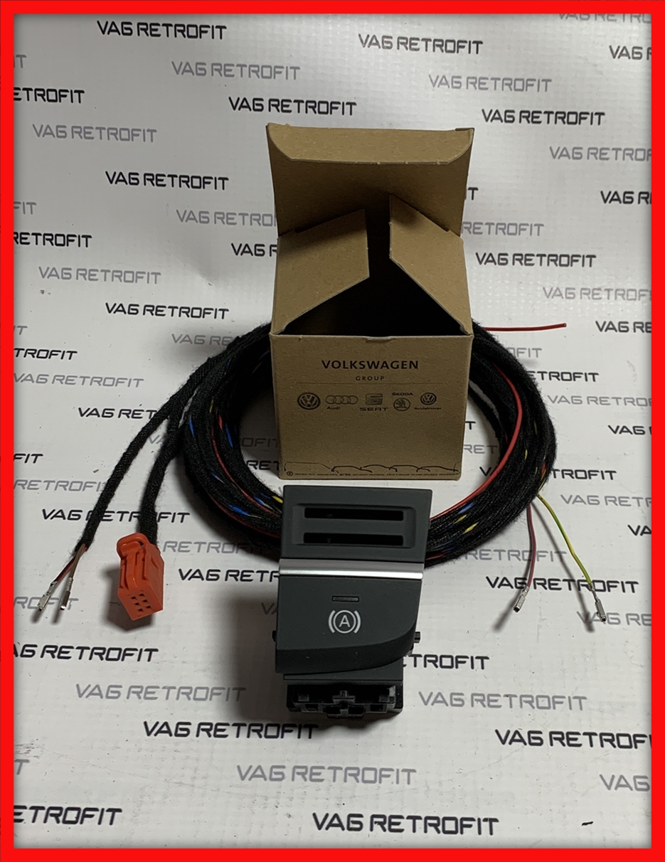 Poza 2 - Buton Auto Hold Audi A3 8V + Cablaj AutoHold Hill Hold Assist Original 