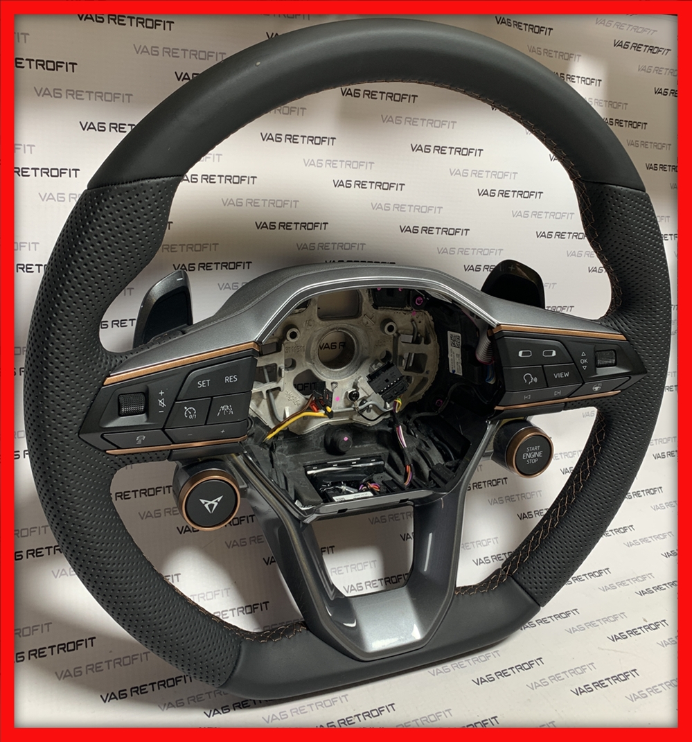 Poza 4 - Volan Super Sport Cupra Seat Leon Ateca Buton Start Stop Cupra Mode