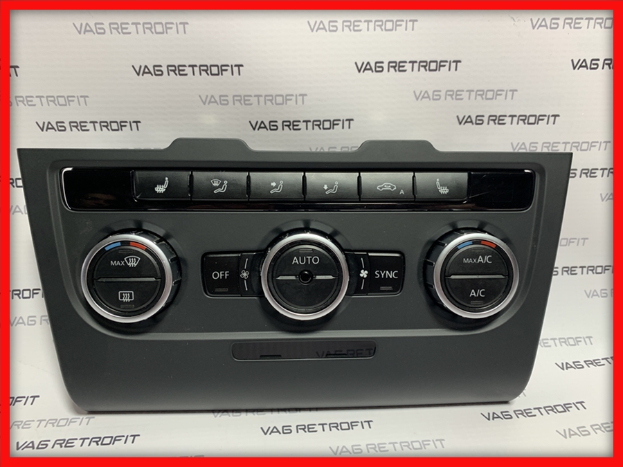 Poza 2 - Panou Climatronic Cu Rama Si Incalzire In Scaune VW Golf 6 VI