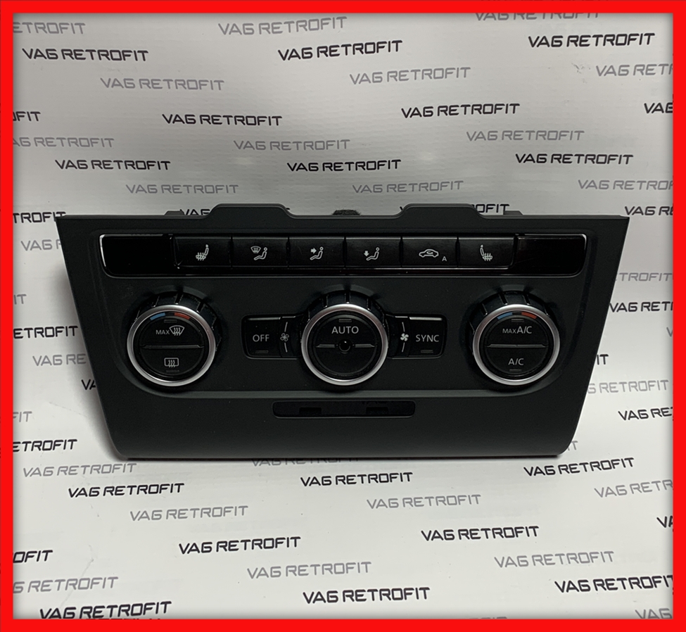 Poza 3 - Panou Climatronic Cu Rama Si Incalzire In Scaune VW Golf 6 VI