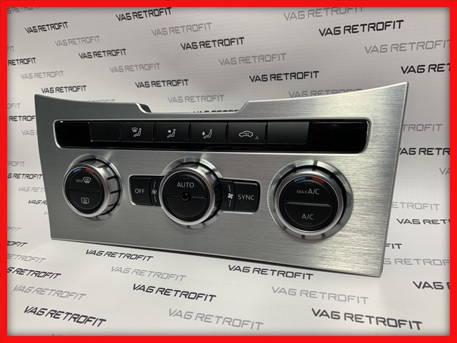 Poza 5 - Panou Climatronic Cu Rama Aluminiu VW Passat B6 B7 CC Poza 5 - Panou Climatronic Cu Rama Aluminiu VW Passat B6 B7 CC