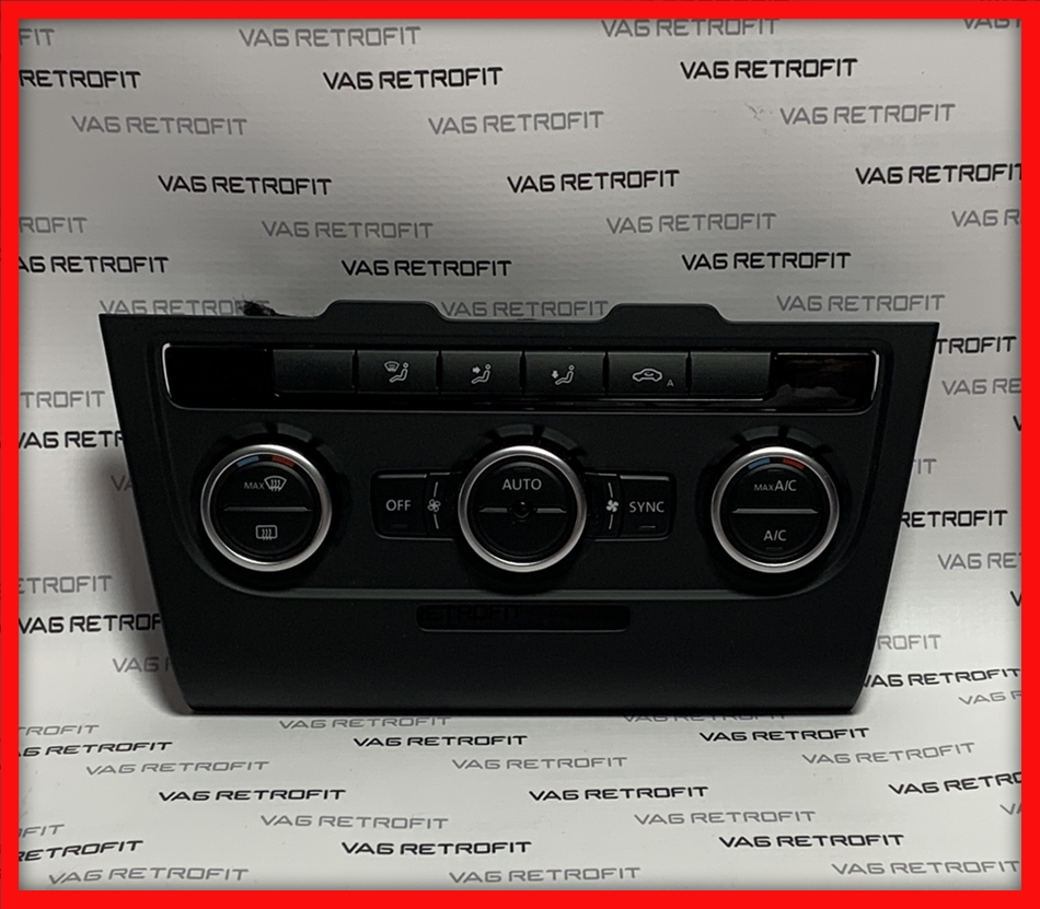 Poza 2 - Panou Clima / Climatronic Cu Rama Adaptoare VW Golf 6 VI Poza 2 - Panou Clima / Climatronic Cu Rama Adaptoare VW Golf 6 VI