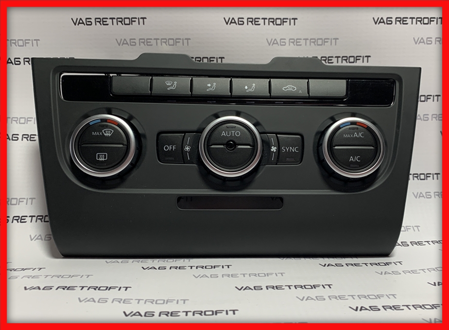 Poza 5 - Panou Clima / Climatronic Cu Rama Adaptoare VW Golf 6 VI Poza 5 - Panou Clima / Climatronic Cu Rama Adaptoare VW Golf 6 VI