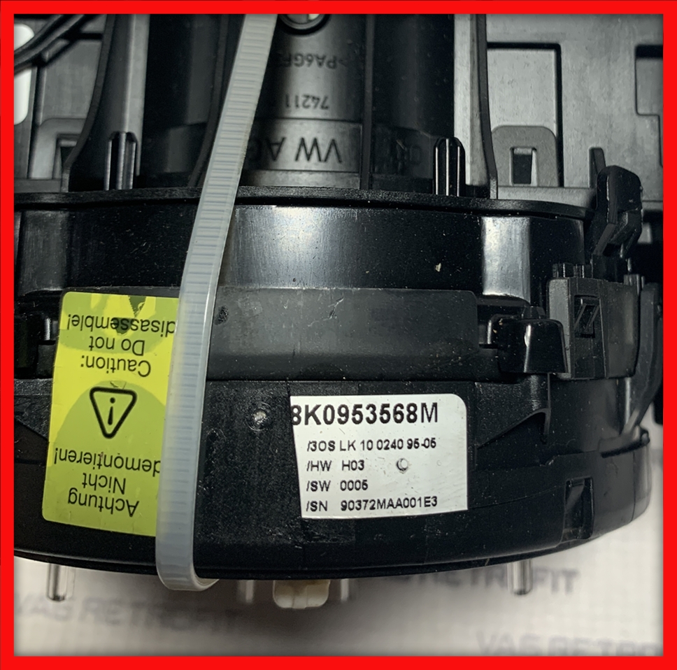 Poza 4 - Ansamblu Manete Cu Spira Volan Audi A4 B8 A5 Q5 8K0953568M / 4G8953502