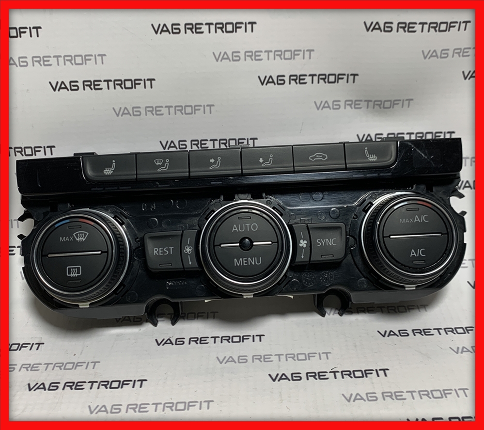 Poza 2 - Panou Clima Climatronic Incalzire In Scaune VW Golf 7 Passat B8 5G0907044BG Poza 2 - Panou Clima Climatronic Incalzire In Scaune VW Golf 7 Passat B8 5G0907044BG