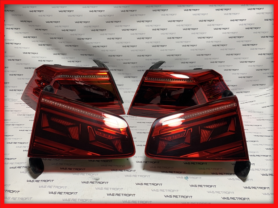 Poza 3 - Stopuri Triple Haion LED VW Passat B8 R Line Originale 
