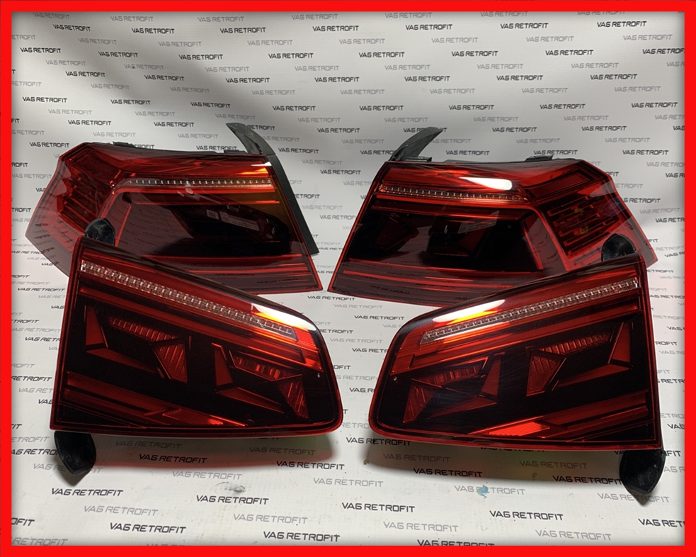 Poza 7 - Stopuri Triple Haion LED VW Passat B8 R Line Originale 