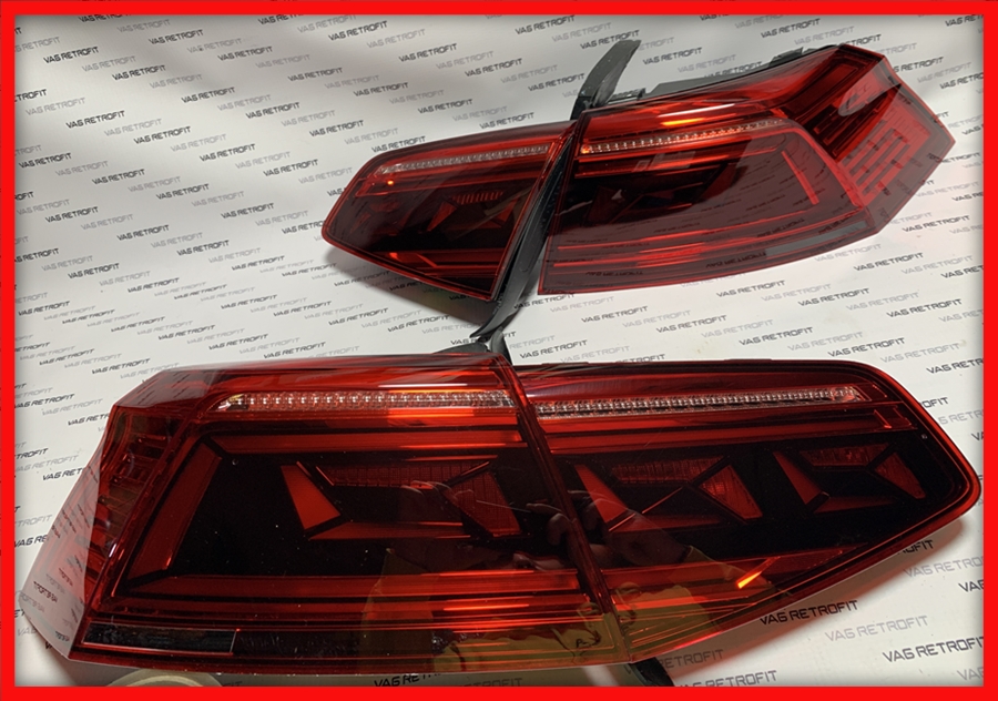 Poza 4 - Stopuri Triple Haion LED VW Passat B8 R Line Originale 