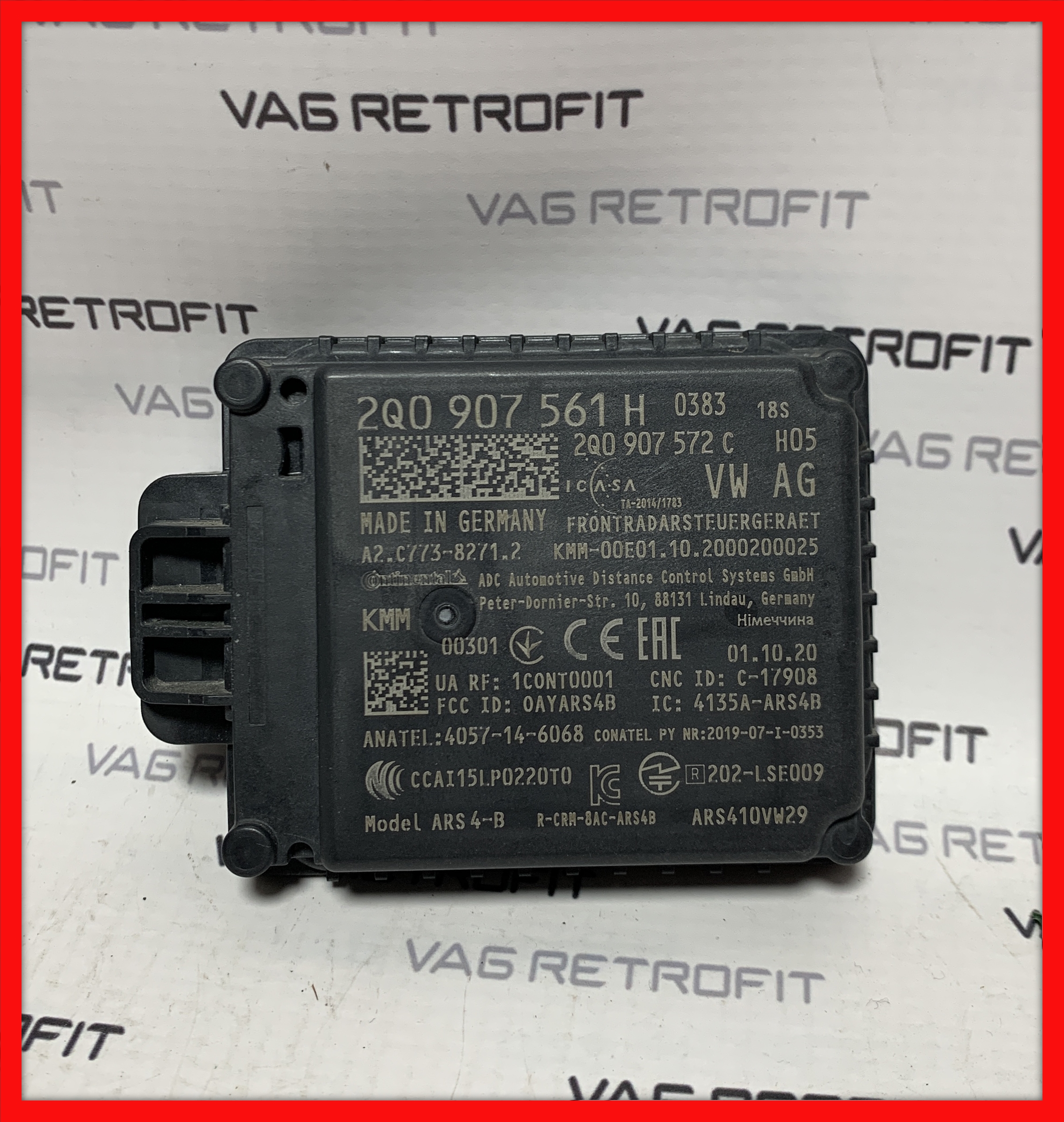 Poza 2 - Senzor Radar ACC Distronic VW Skoda Seat Audi 2Q0907561H 2Q0 907 561 H