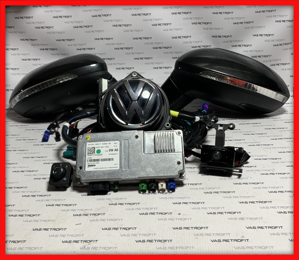 Poza 3 - Area View 360 VW Arteon Camera Fata Camera Spate Oglinzi Rabatabile Cu Camere 