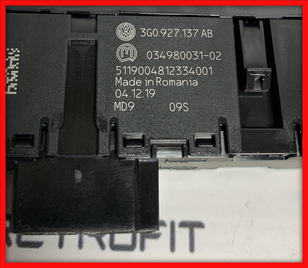 Poza 4 - Consola Butoane Drive Mode VW Passat B8 3G0927137B 3G0 927 137 B 