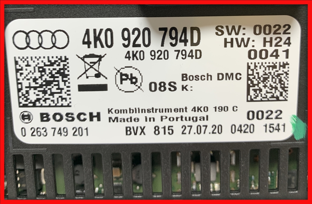 Poza 2 - Ceasuri Digitale Bord Digital Audi A6 A7 Q8 Hybrid 4K0920794D 4K0 920 794 D