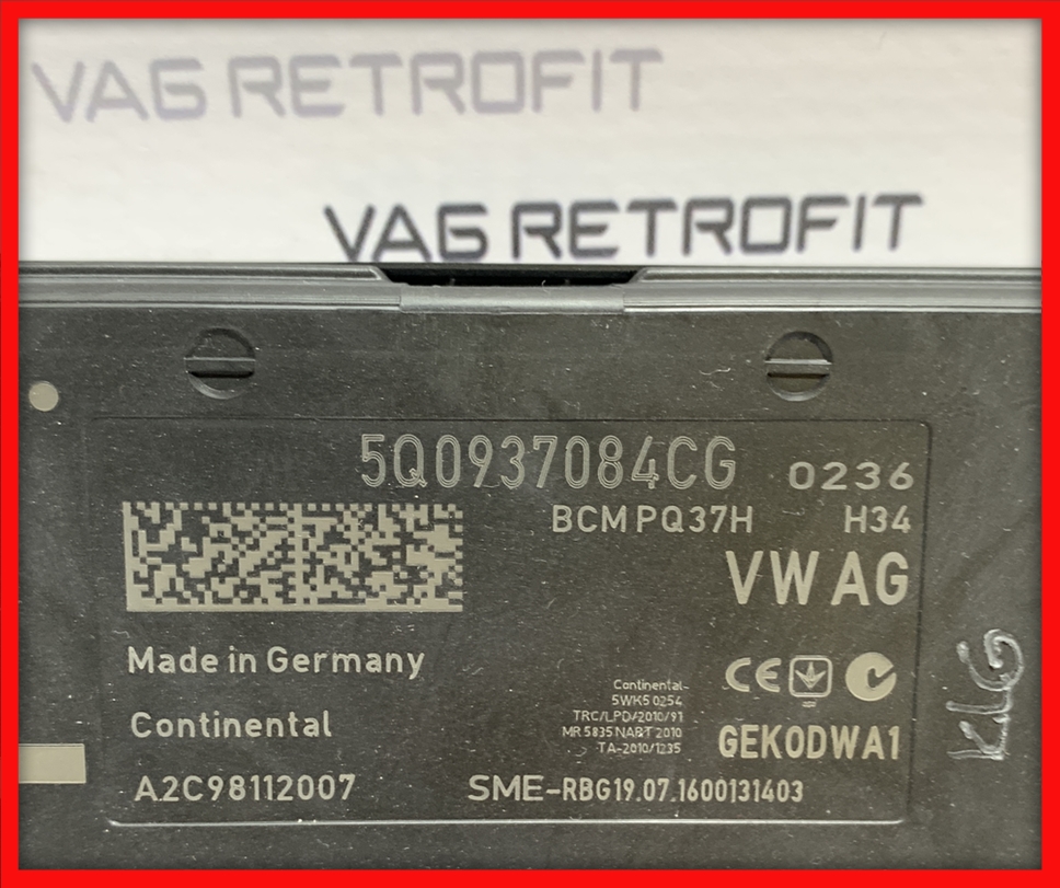 Poza 2 - Centrala Electrica BCM VW Audi Seat Skoda 5Q0937084CG 5Q0 937 084 CG