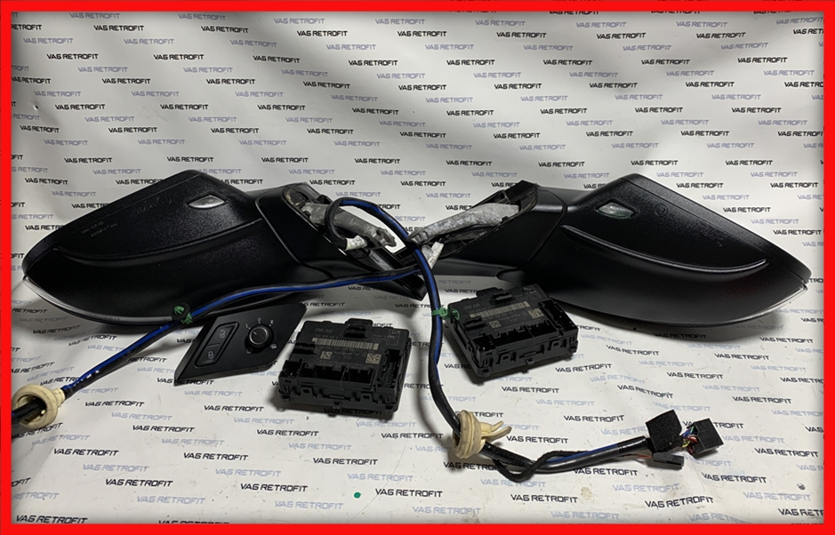 Poza 2 - Oglinzi Rabatabile VW Golf 7 VII Electrice Incalzite Set Complet