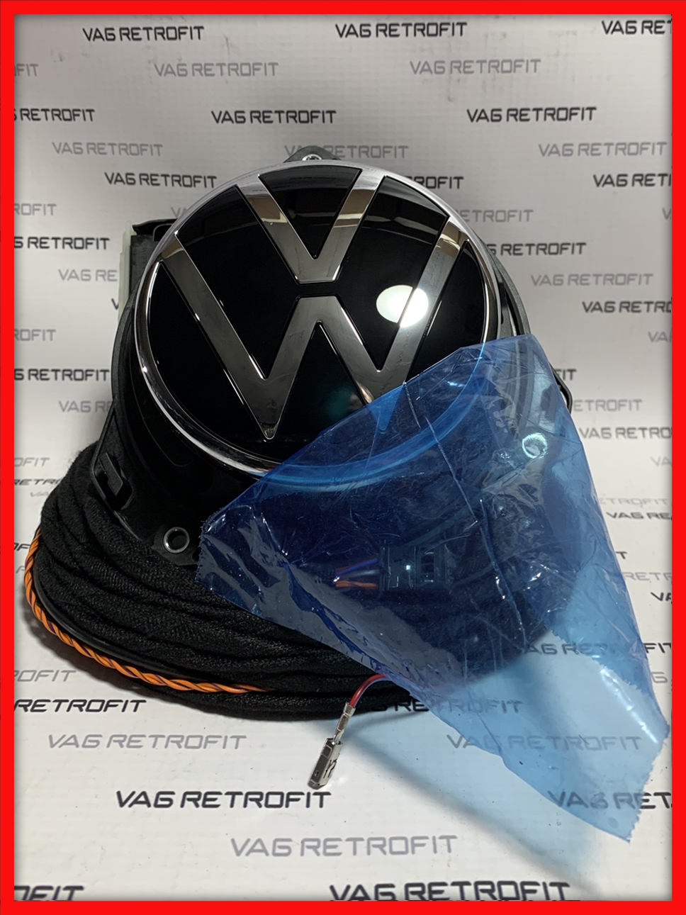 Poza 3 - Camera Spate Marsarier Flip in Emblema Highline VW Passat B8 Facelift Poza 3 - Camera Spate Marsarier Flip in Emblema Highline VW Passat B8 Facelift