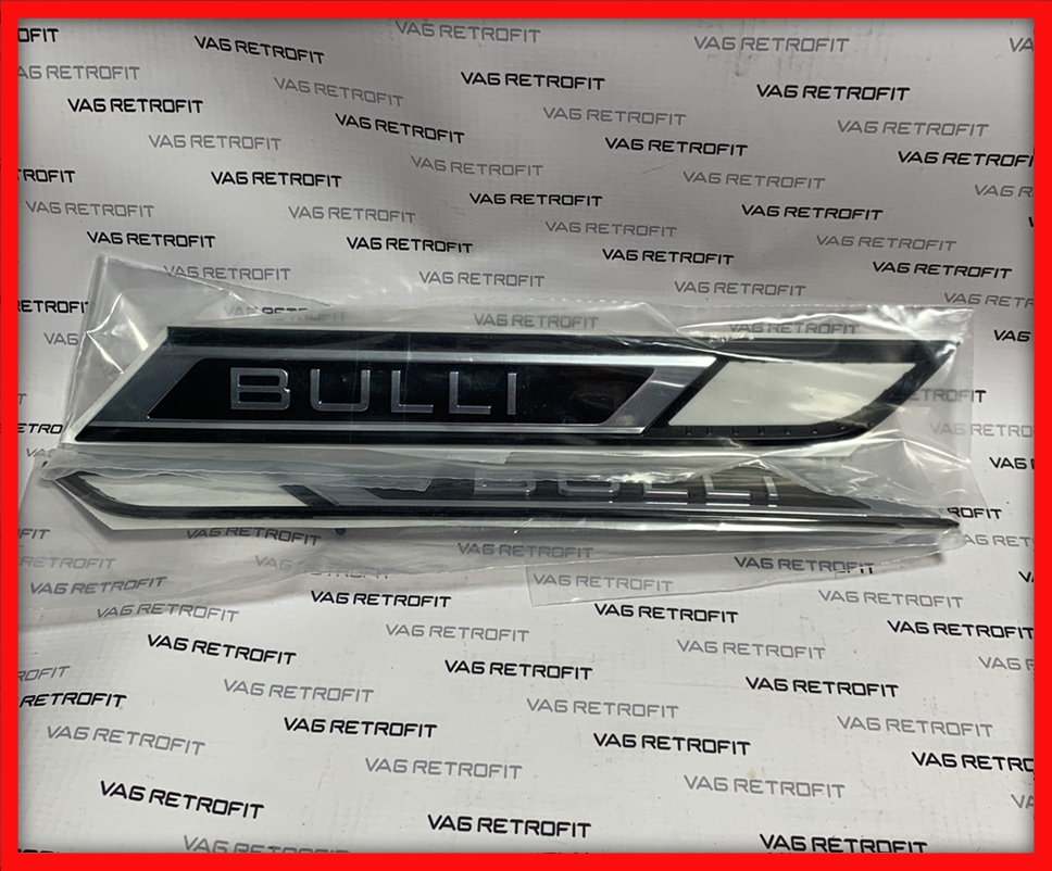 Poza 4 - Embleme Laterale BULLI Originale VW Transporter T6 Multivan Poza 4 - Embleme Laterale BULLI Originale VW Transporter T6 Multivan