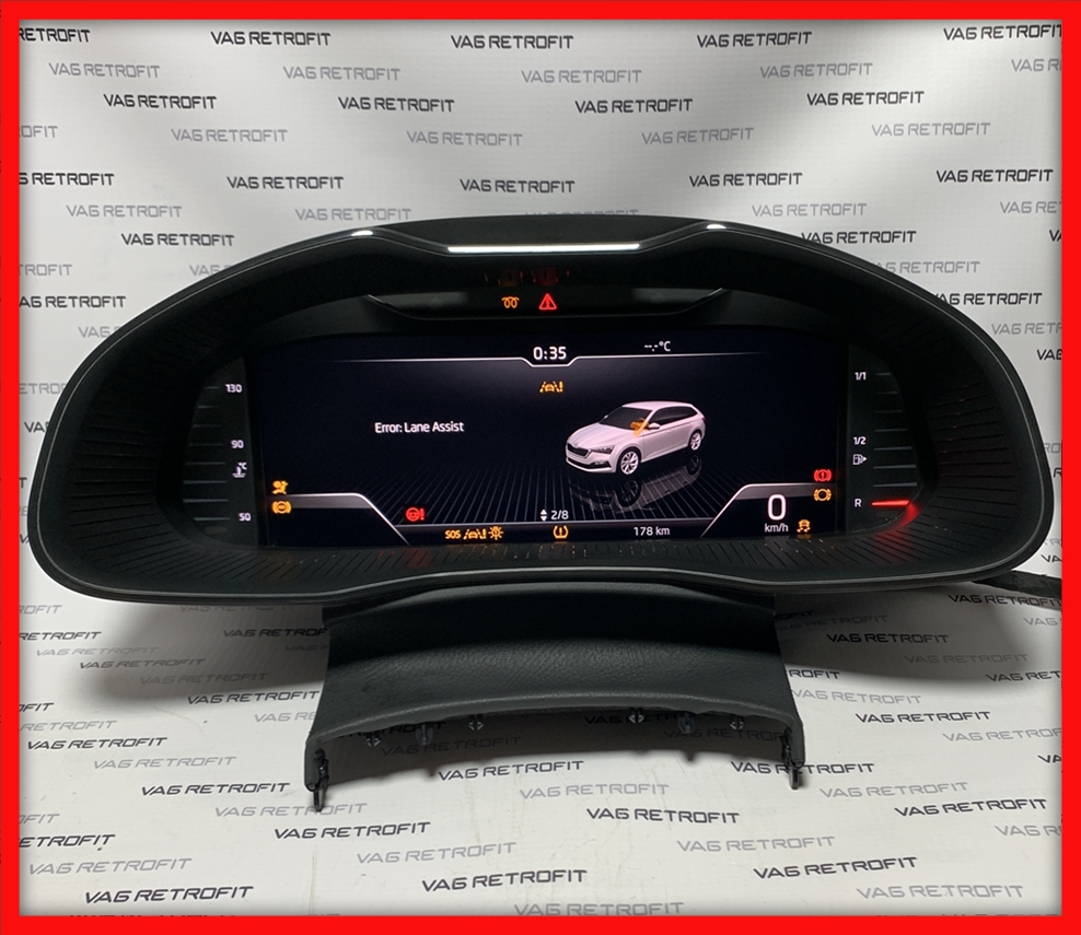 Poza 5 - Ceasuri Bord Digitale SKODA Scala 654920790A Virtual Cockpit AID LED