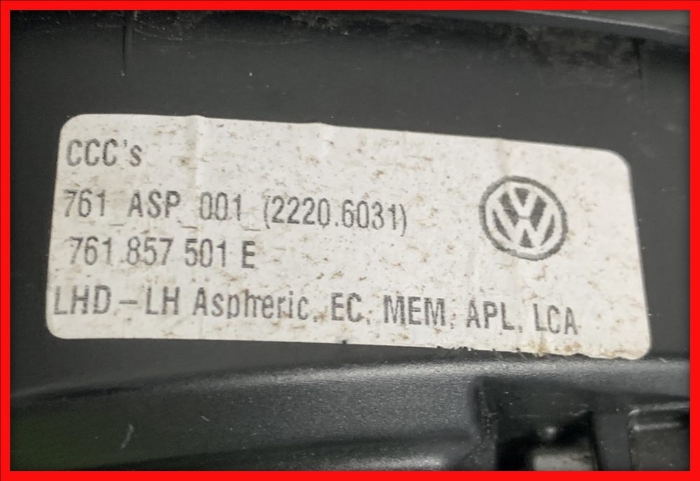 Poza 7 - Oglinzi Rabatabile Pliabile VW Touareg 2011 - 2018 7P Electrice Incalzite Set