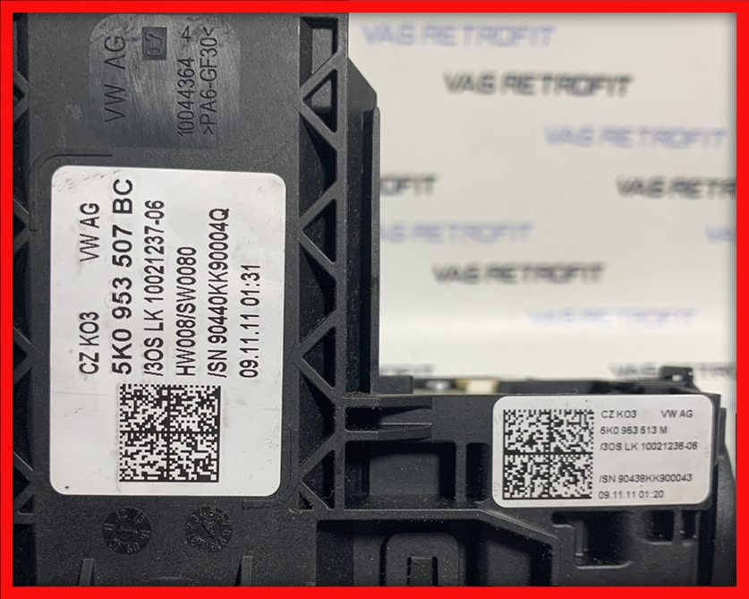 Poza 4 - Ansamblu manete cu pilot automat / tempomat VW Golf 6 VII 5K0953613M