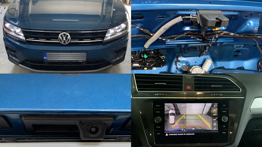 Instalare - Instalare Portbagaj Electric VW Tiguan AD1 Deschidere Portbagaj Buton Camera Spate Marsarier