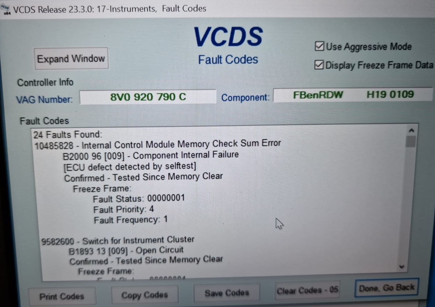 Montare 4 - Reparatie Ceasuri Digitale Audi A3 A4 A5 A6 A8 Q5 Q7 Q8 B2000 96 / B2000 41 Memory Check Sum Error