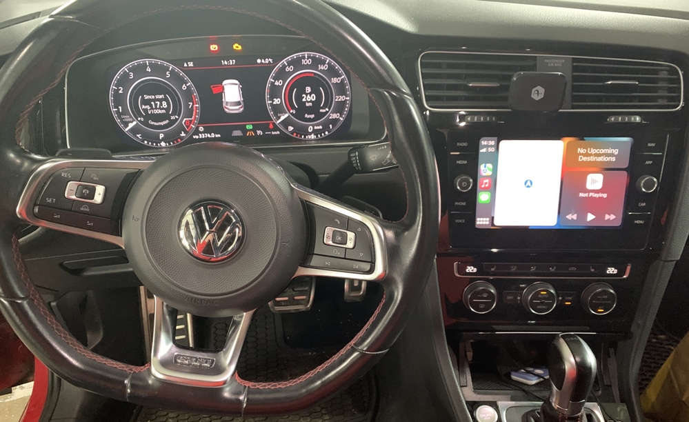 Montare 4 - Activare Android Auto Apple Carplay VW Golf 7 VII Waze Google Maps Youtube
