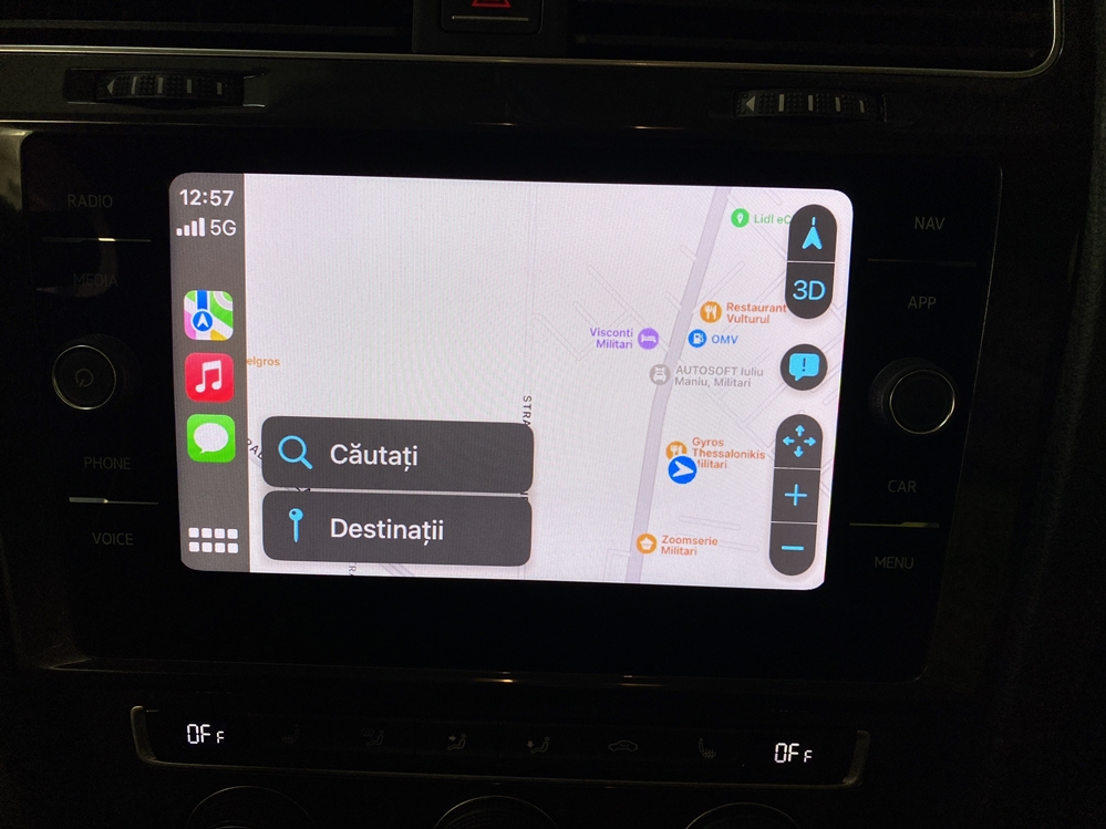 Montare 6 - VW Golf 7 VII 2018 Activare APP Connect Apple Carplay Android Auto