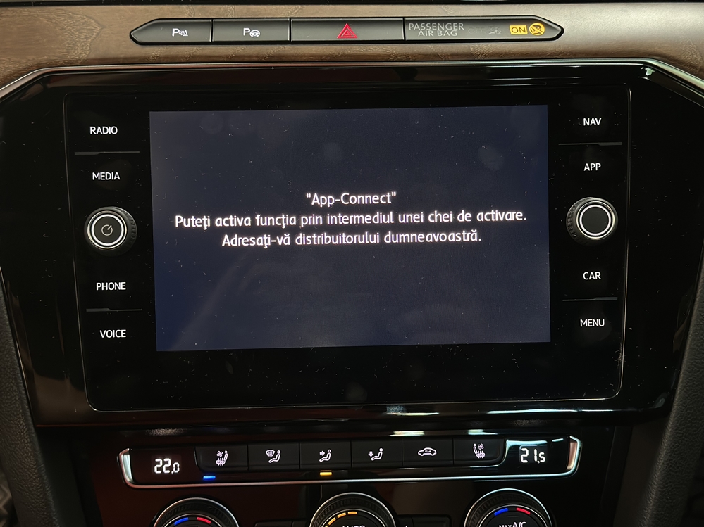 Montare 2 - VW Passat B8 2018 Activare APP Connect Apple Carplay Android Auto