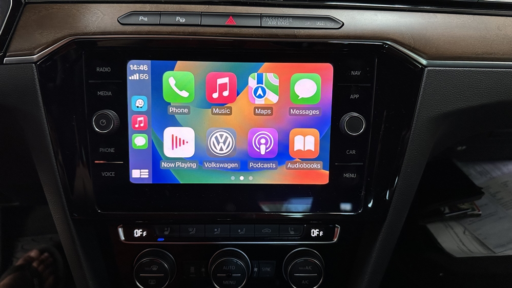 Montare 6 - VW Passat B8 2018 Activare APP Connect Apple Carplay Android Auto