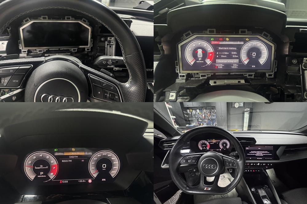 Activare 2 - Audi A3 8Y 2022 Reparatie Ceasuri Bord Digitale Imagine Distorsionata Ecran Negru Montare 2 - Audi A3 8Y 2022 Reparatie Ceasuri Bord Digitale Imagine Distorsionata Ecran Negru