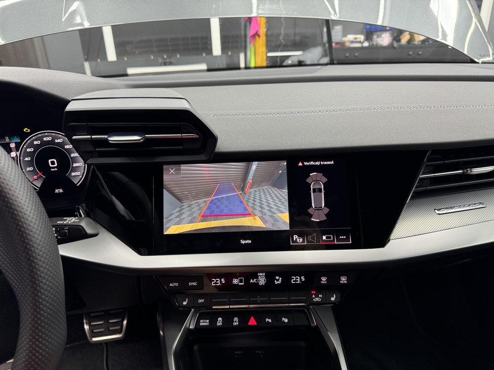 Montare 8 - Audi A3 S3 8Y 2021 Instalare Montaj Camera Spate Video Marsarier Highline Originala