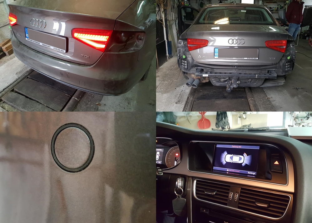 Instalare - Audi A4 B8.5 Facelift 2015 Activare Si Montare Senzori Spate Audi A4 B8.5