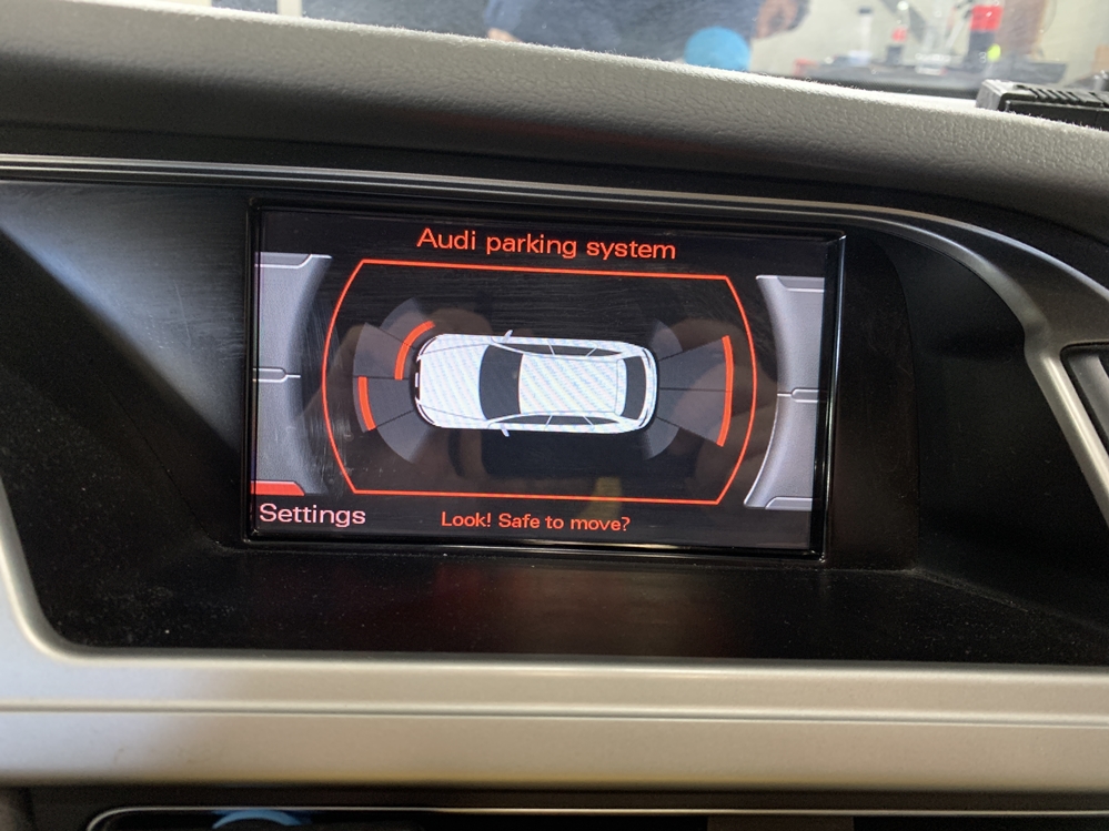 Activare 9 - Audi A4 B8 2008 Montaj Si Activare Senzori Parcare Fata + Spate Cu afisare pe display-ul unitatii MMI Montare 9 - Audi A4 B8 2008 Montaj Si Activare Senzori Parcare Fata + Spate Cu afisare pe display-ul unitatii MMI