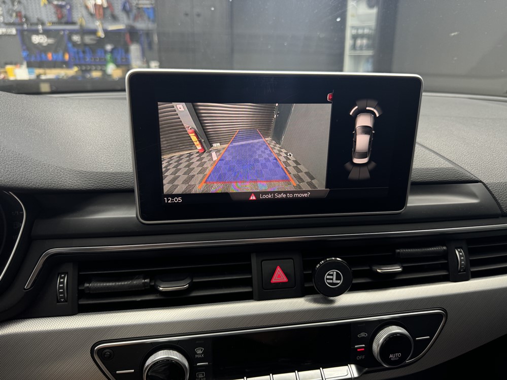 Montare 7 - Audi A4 B9 2017 Instalare Montare Retrofit Camera Video Spate Marsarier Highline Originala