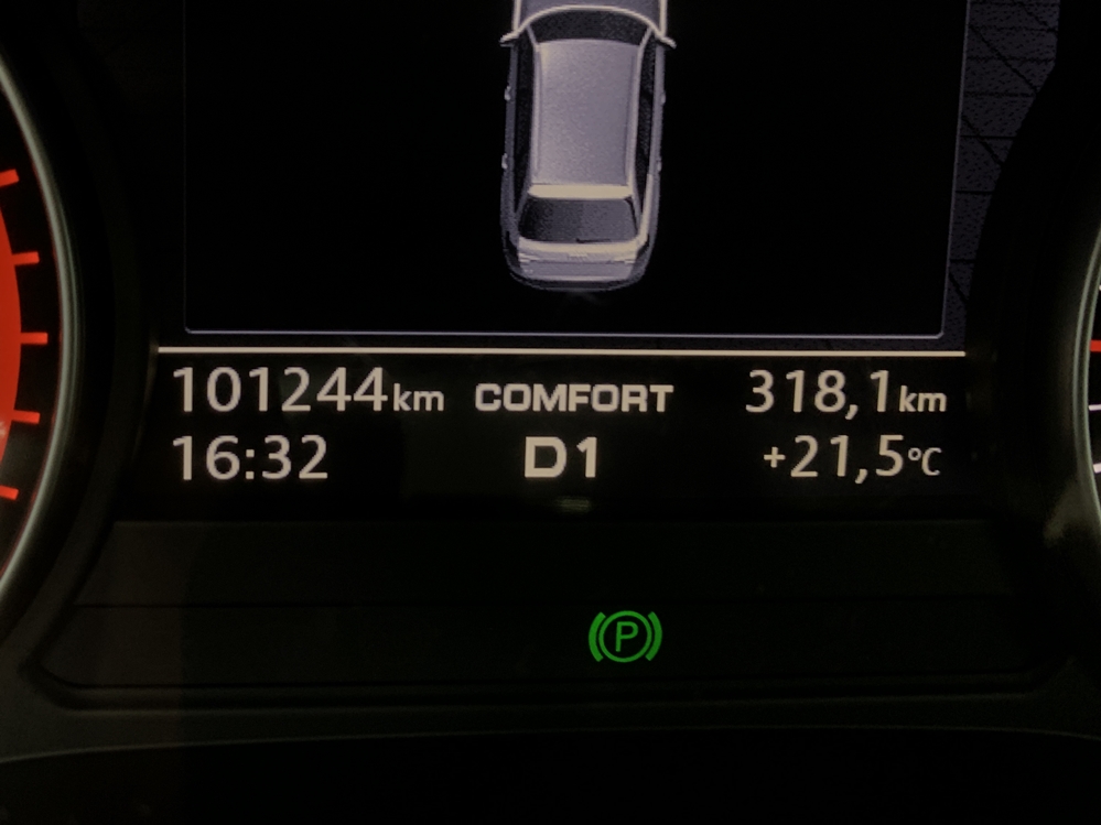 Montare 10 - Audi A4 B9 2019 Instalare Camera Spate Marsarier OEM Auto Hold Hill Hold Assist