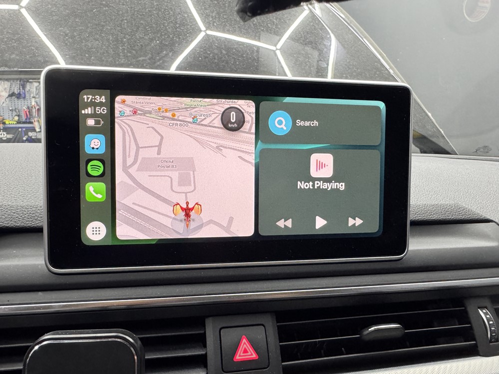 Montare 5 - Audi A5 F5 2018 Activare Android Auto Apple Carplay Waze Instalare Port USB 2 Intrari