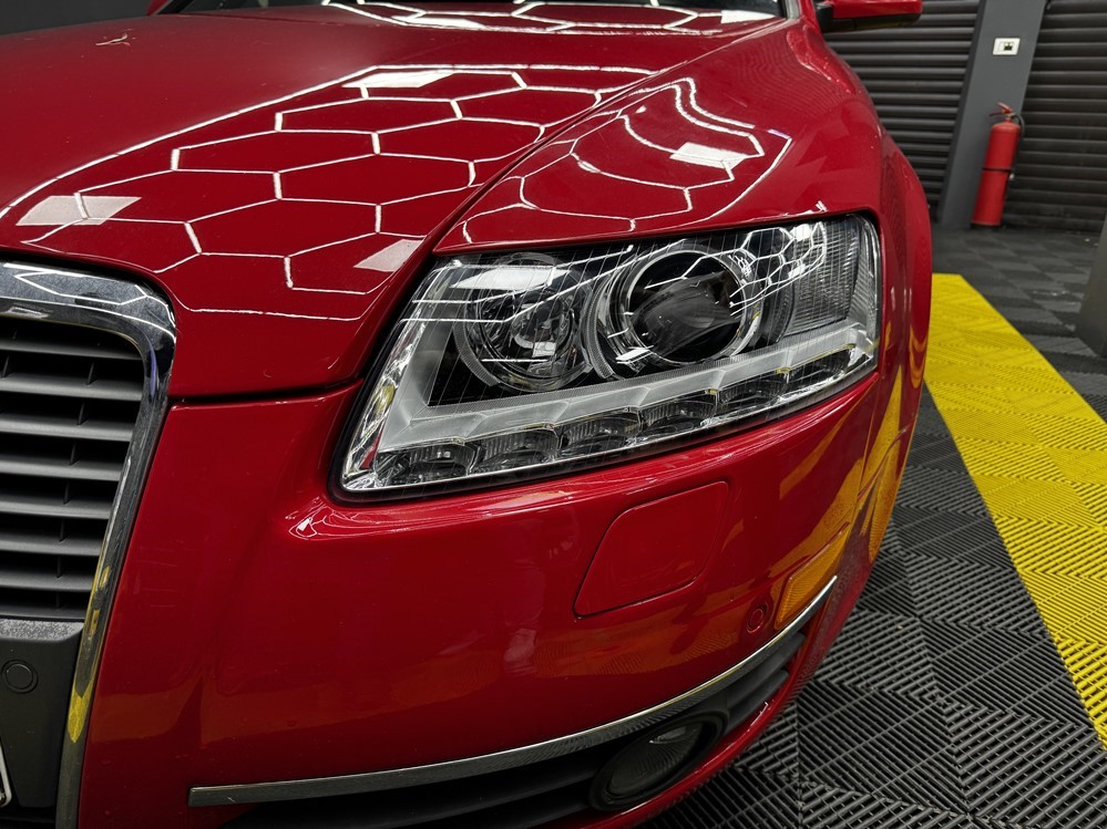 Montare 5 - Audi A6 C6 4F 2008 Instalare Faruri Noi LED DRL Dayline LED Facelift Bucuresti 
