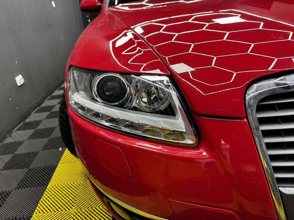 Montare 6 - Audi A6 C6 4F 2008 Instalare Faruri Noi LED DRL Dayline LED Facelift Bucuresti 