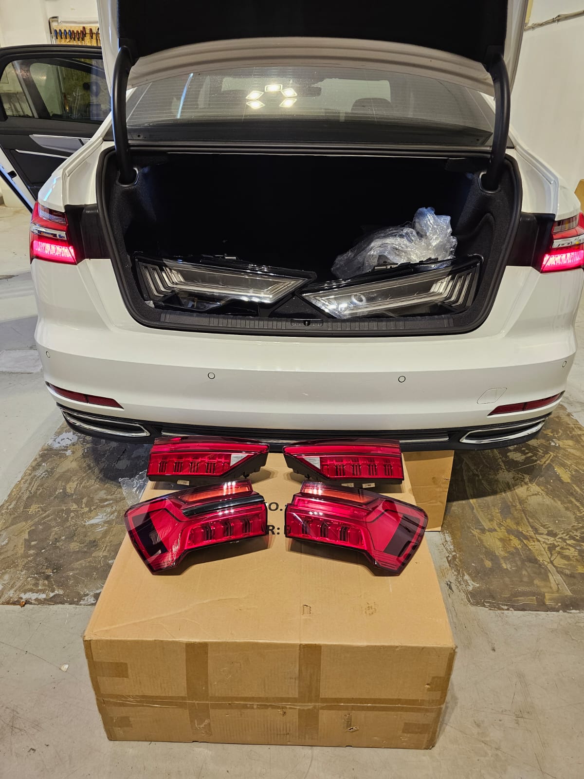 Activare 7 - Audi A6 C8 2019 Instalare Faruri Full Led Matrix HD Stopuri Triple Led Keyless Entry Camera Spate OEM Montare 7 - Audi A6 C8 2019 Instalare Faruri Full Led Matrix HD Stopuri Triple Led Keyless Entry Camera Spate OEM