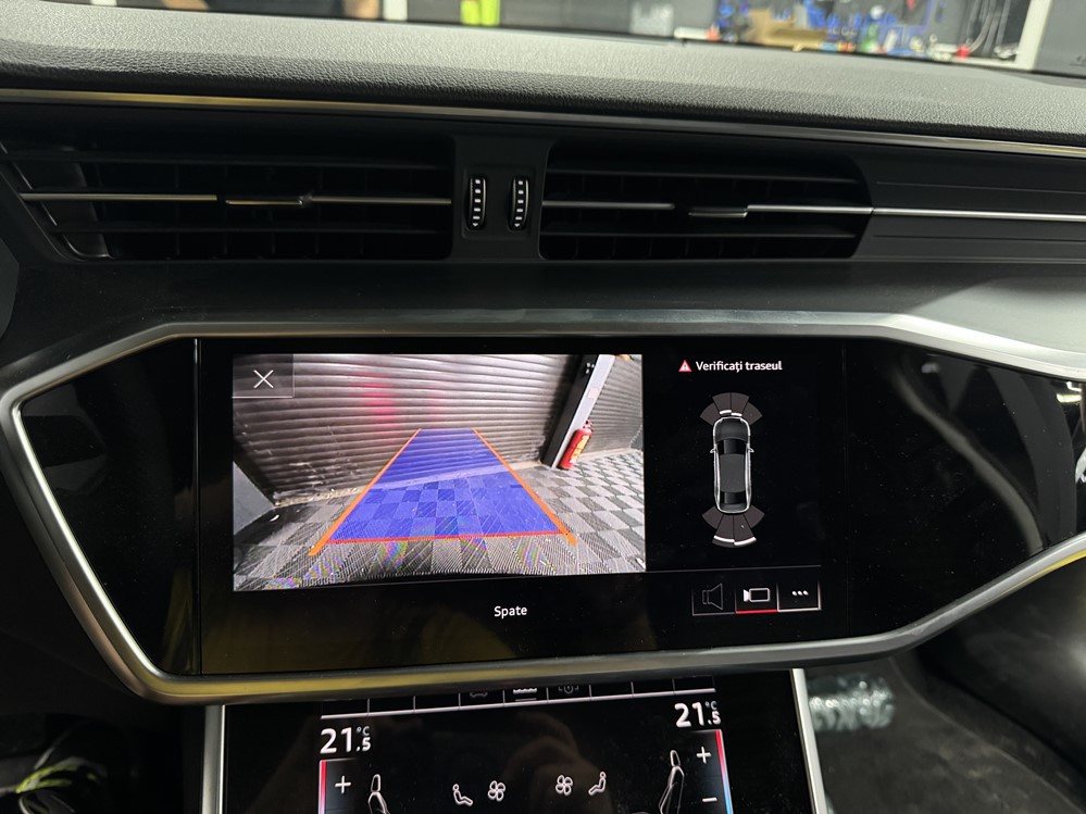 Montare 7 - Audi A6 C8 2020 Hybrid Retrofit Instalare Montare Activare Camera Spate Marsarier Originala Highline