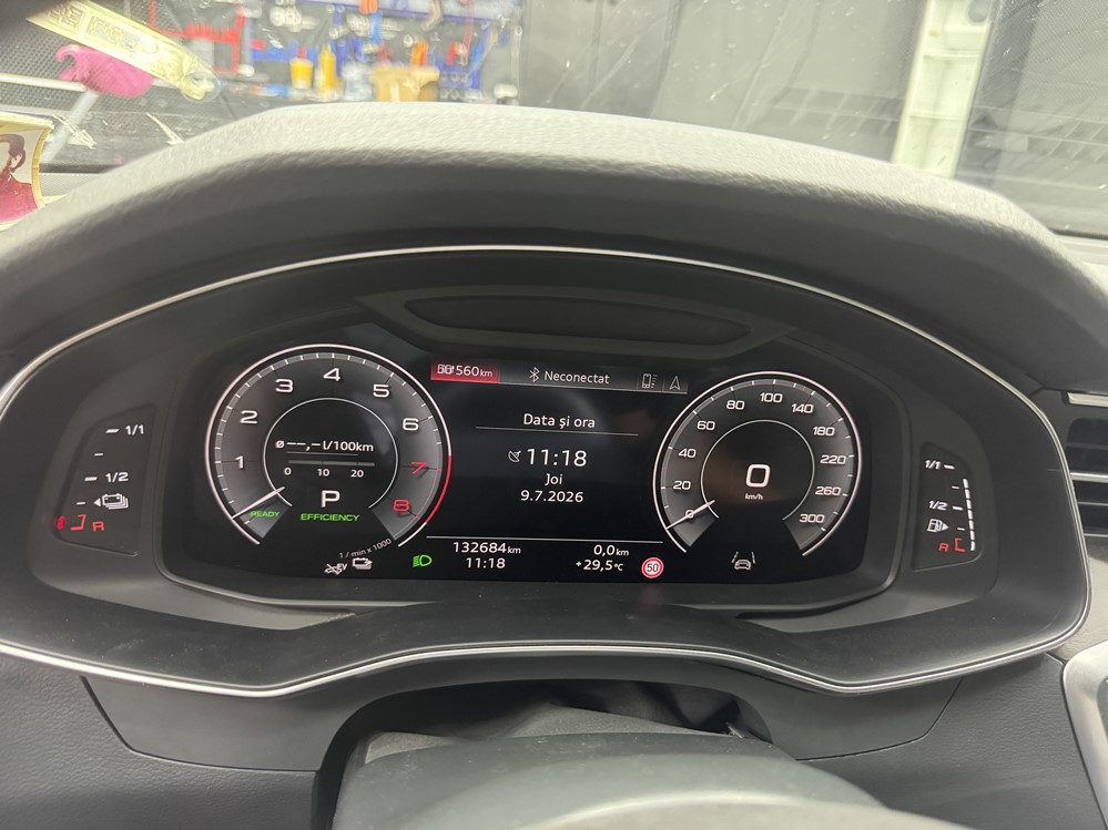 Activare 6 - Audi A6 C8 2021 Reparatie Ceasuri Bord Digitale Virtual Cockpit Ceasuri Bord Stinse / Display Negru Montare 6 - Audi A6 C8 2021 Reparatie Ceasuri Bord Digitale Virtual Cockpit Ceasuri Bord Stinse / Display Negru